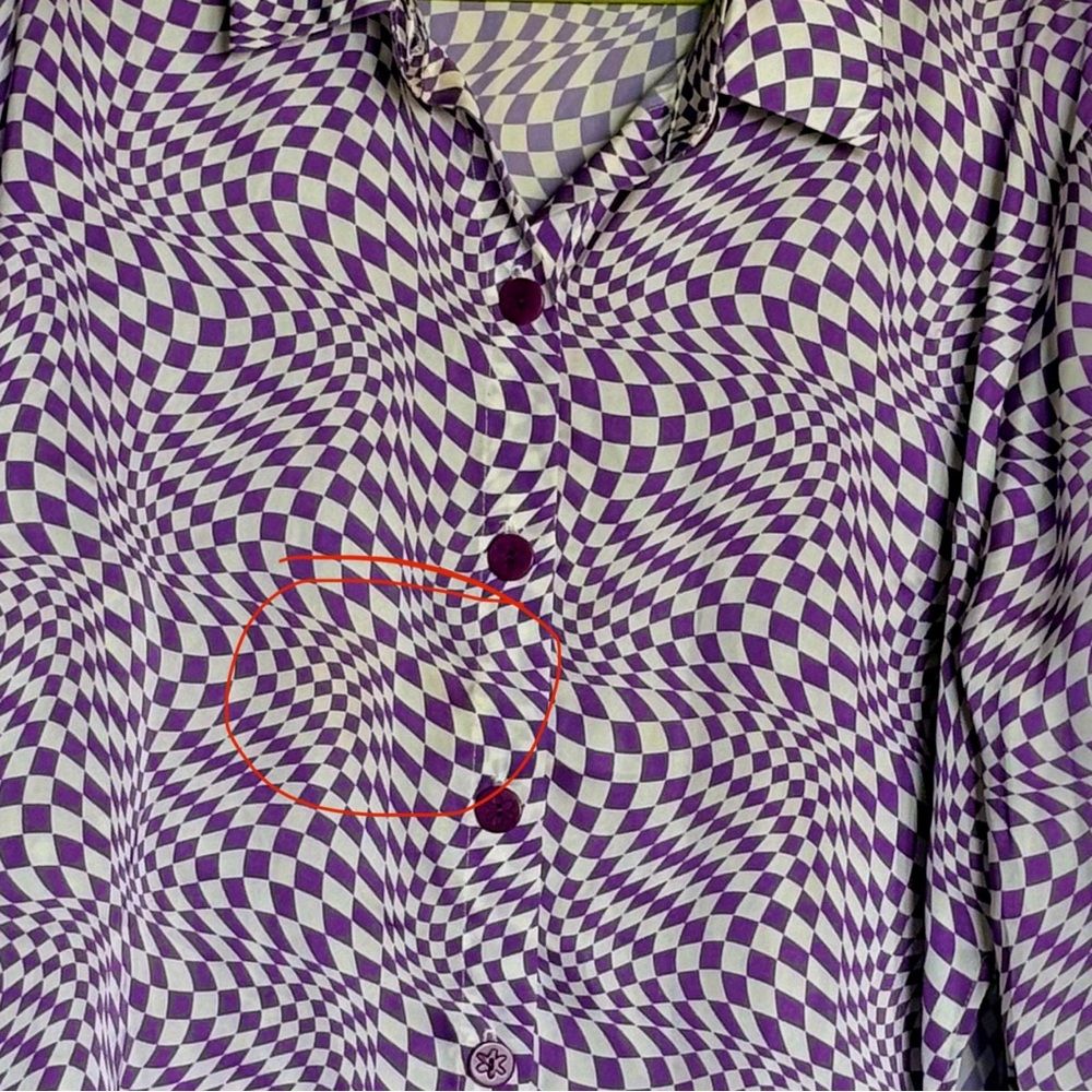 Lisa Says Gah x KJP Purple Warp Checker Bailey Set PJs - Picture 7 of 9